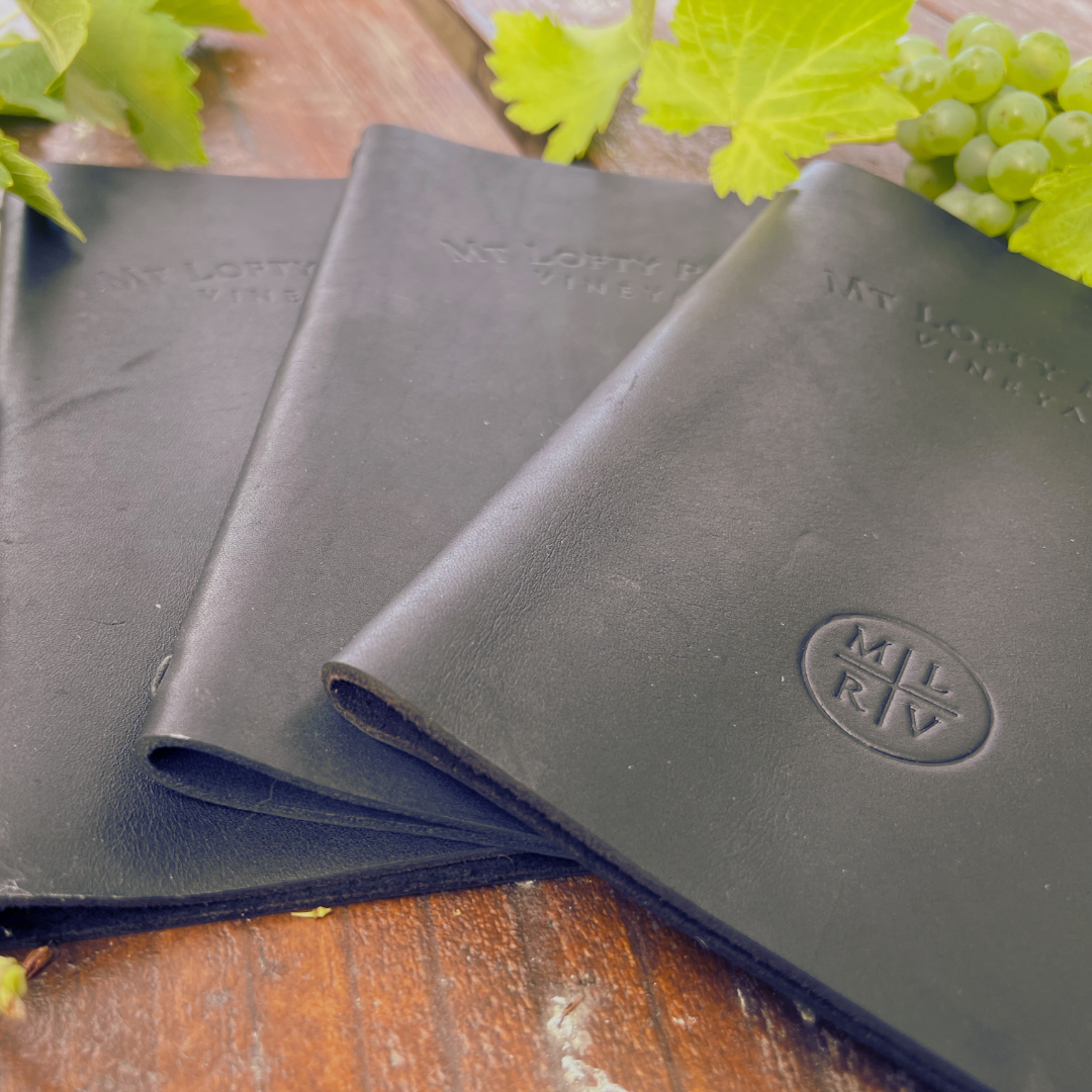 LEATHER MENU COVERS Style No.2 - A5 size