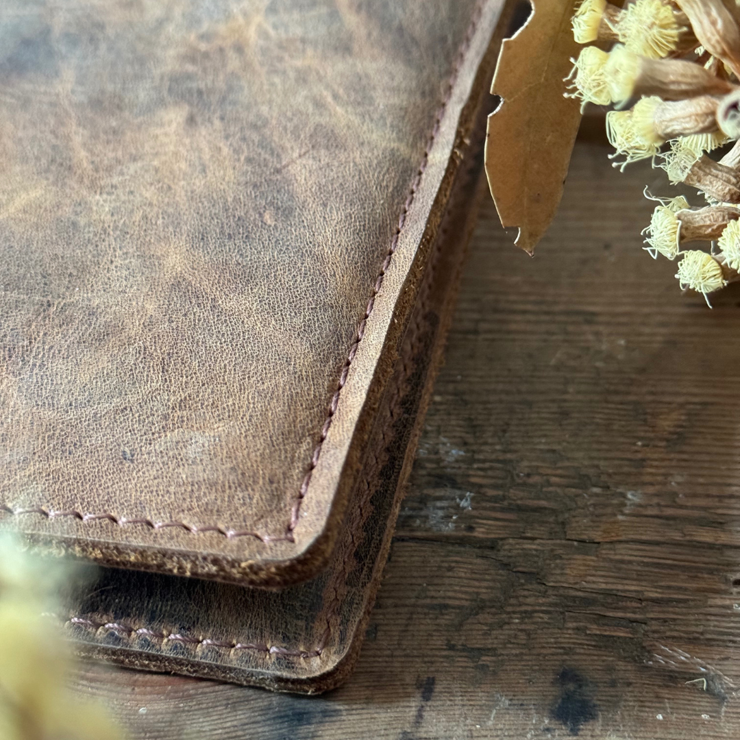 Executive + Front Pocket in Rustic Whiskey