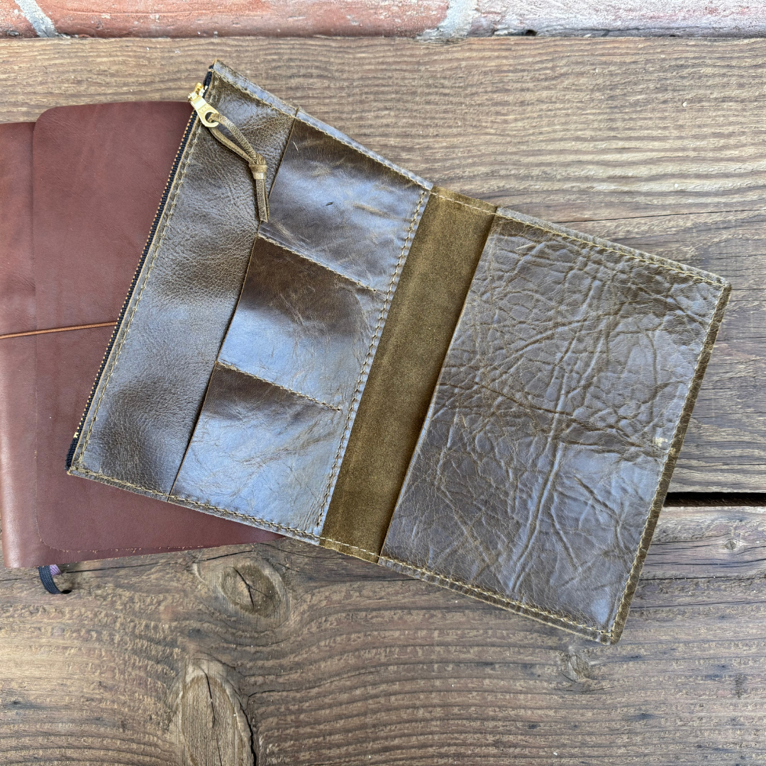 The Leather Companion - Weathered Pine