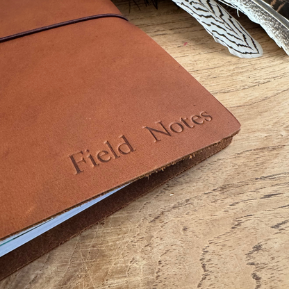 The 'Red Robin' Leather Journal in Grounded Tan