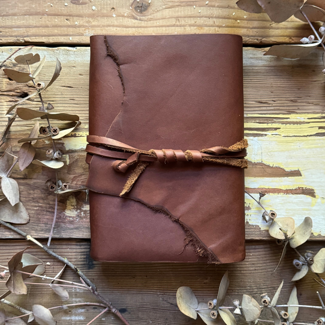Classic Rustic Wrap Leather Notebook A5