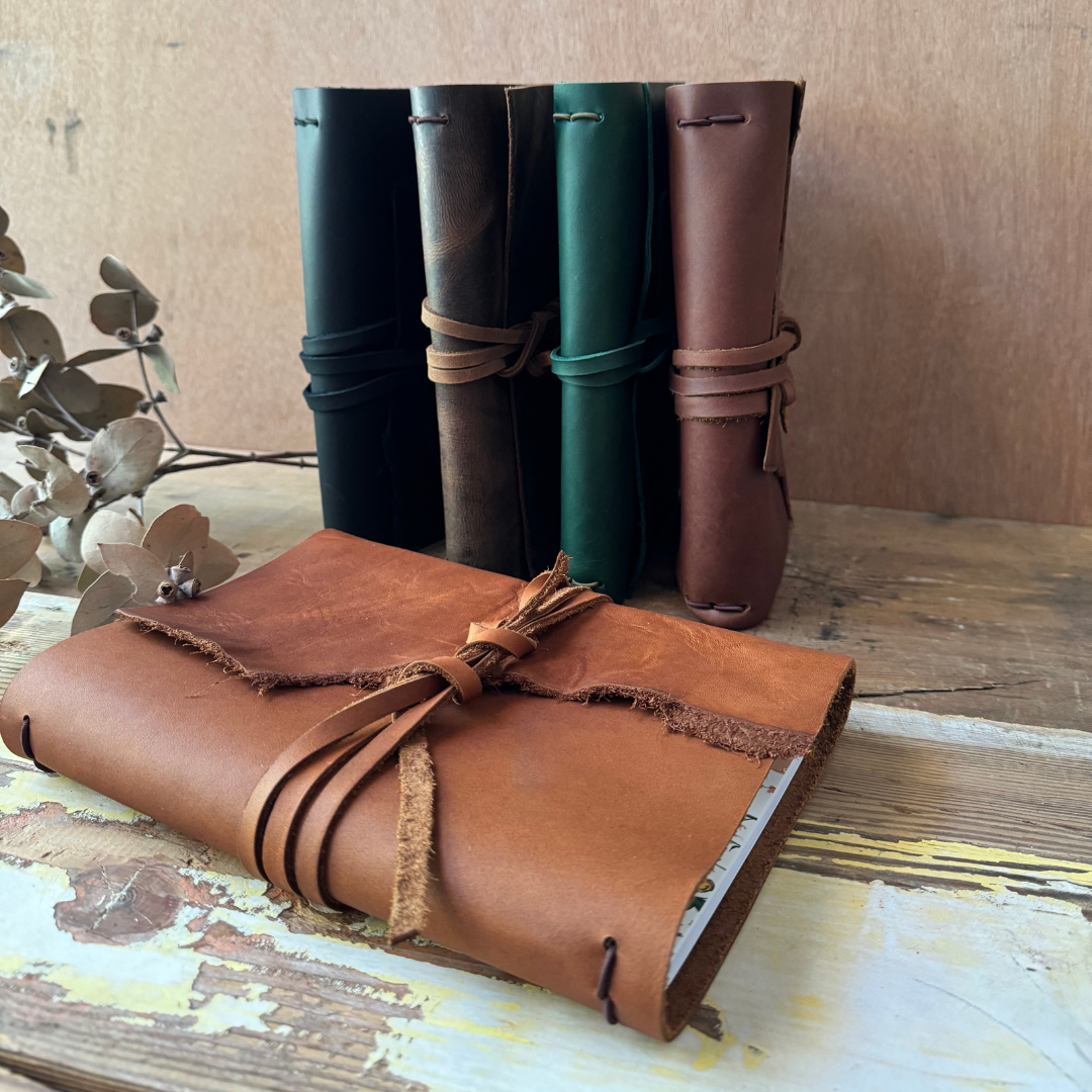Classic Rustic Wrap Leather Notebook A5