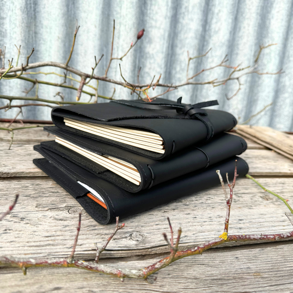 Signature Leather Notebook A5
