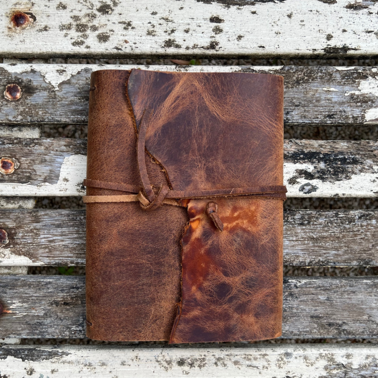 Classic Rustic Wrap Leather Notebook A5