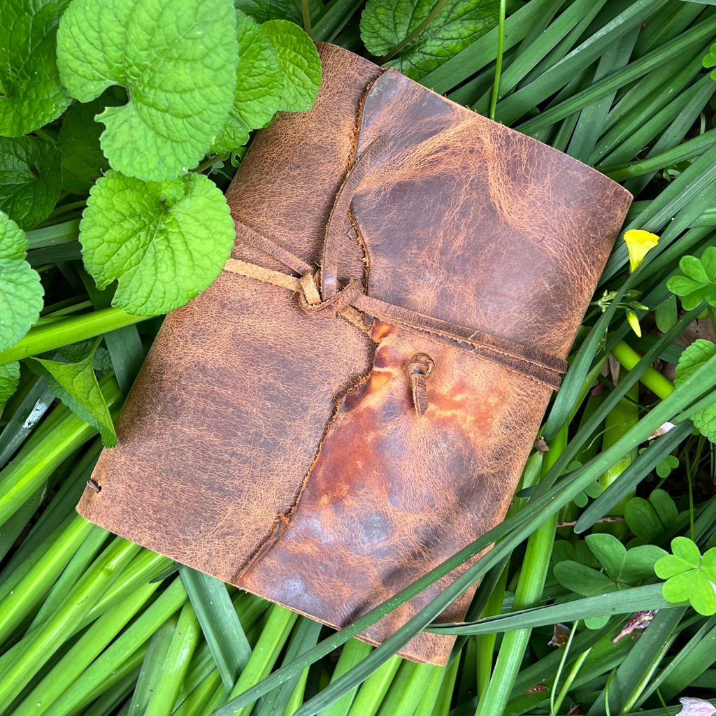 Rustic Notebook The Ranger | Handmade Leather Notebook | Rustic Wren