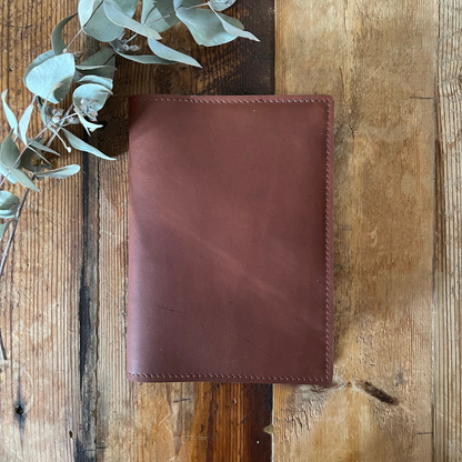The 'Peregrine' Leather Journal in Wild Brown