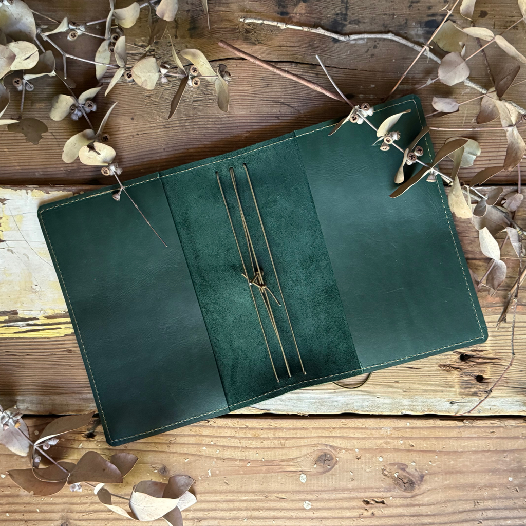 Signature Leather Notebook