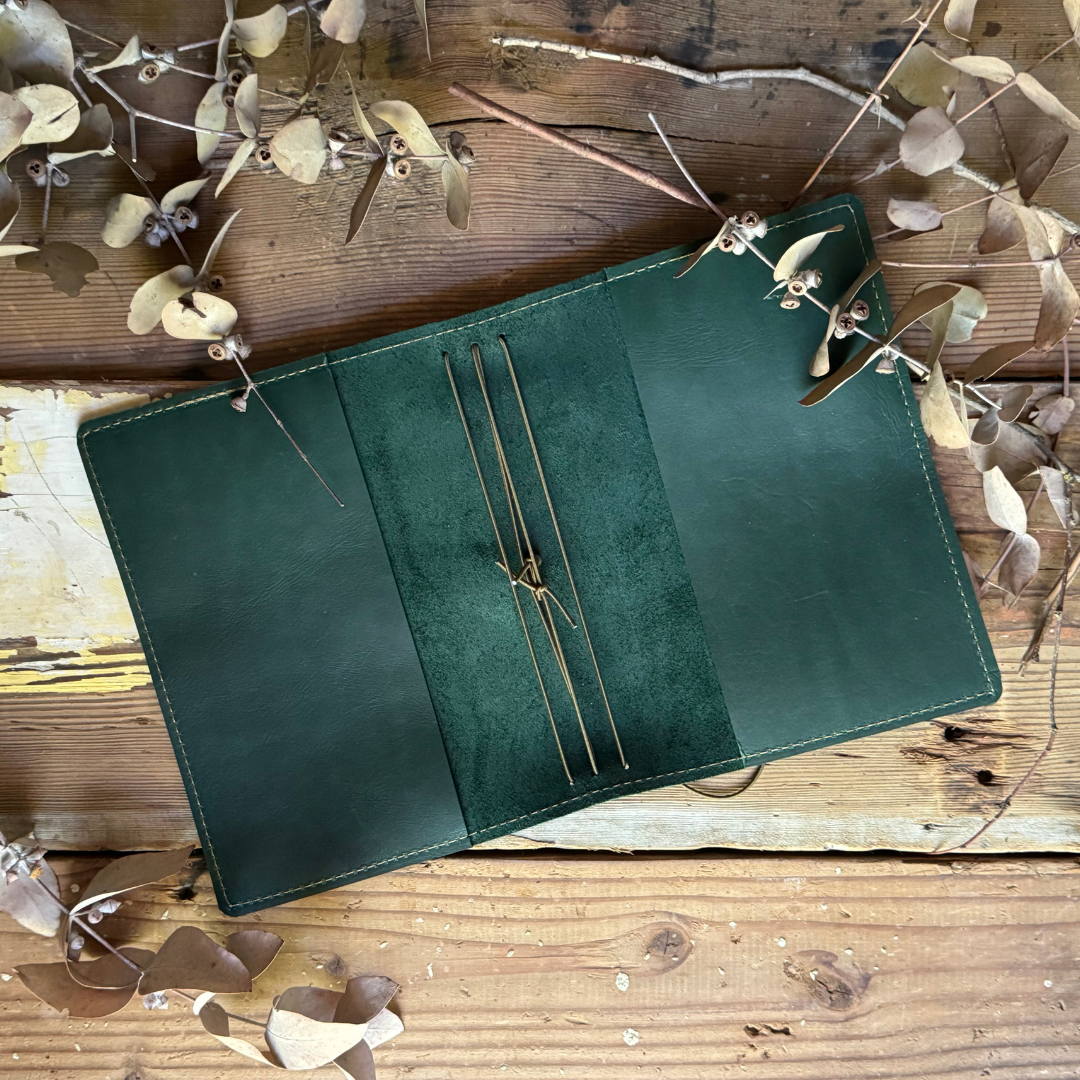 Signature Leather Notebook A5