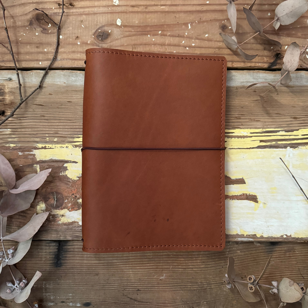 The 'Willie Wagtail' Leather Journal