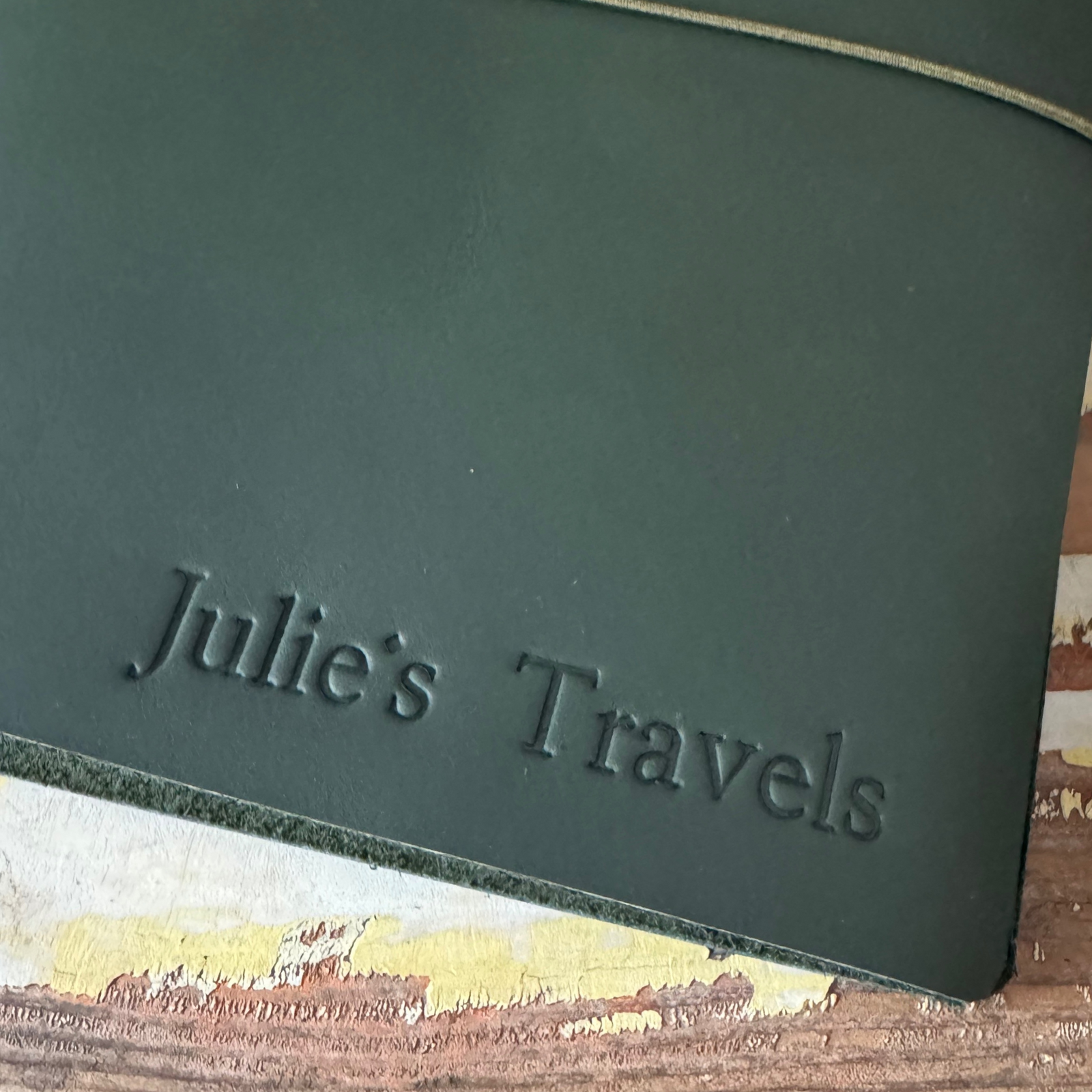 Hot embossing · Goudy Old Style · Pressed by hand