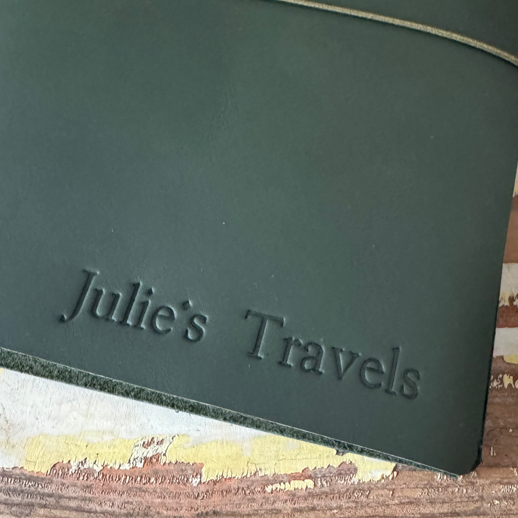 Signature Leather Notebook A5
