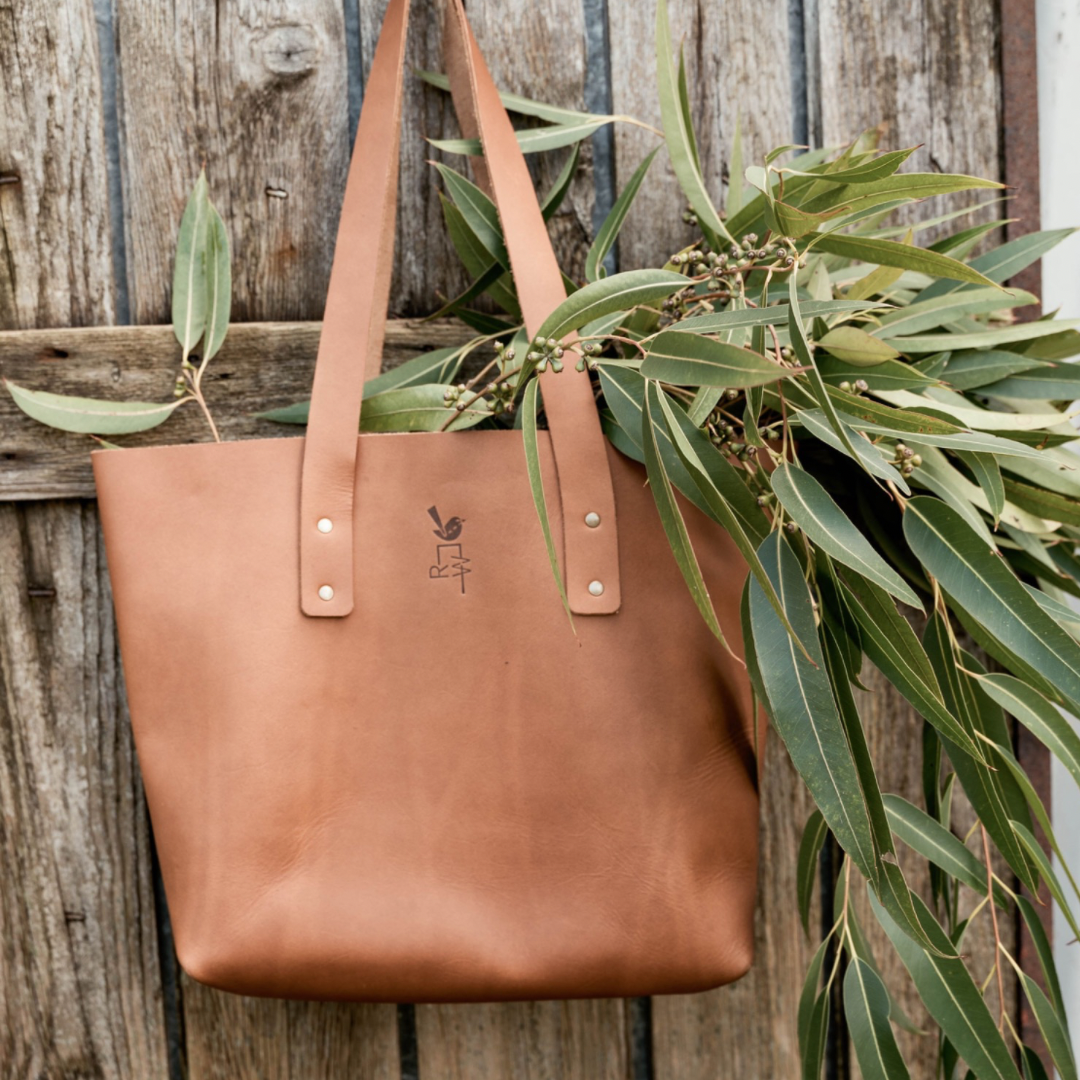 The 'Market Leather Tote Bag'
