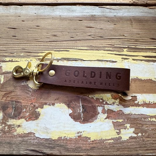 Leather Key Ring - deluxe